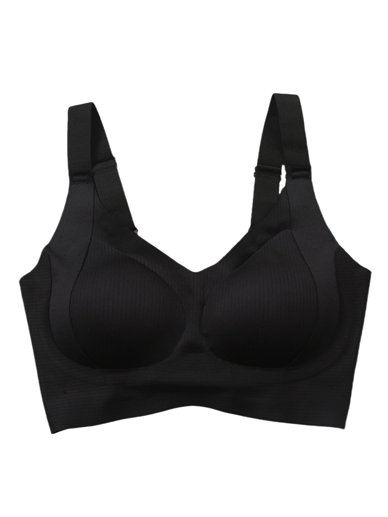 4-Pack Plus Size Comfortable Seamless Bras, Sizes 1XL-4XL, Designed for Women, Wire-Free Push-Up Style, Suitable for Daily Wear, Maximum Comfort.