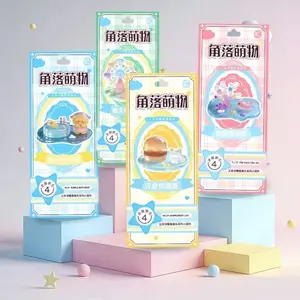New Cute Creatures 3D Crystal Embossed Stickers Children Handcraft Stacking Fun Star Wishing Tree Girl Gift Student Reward