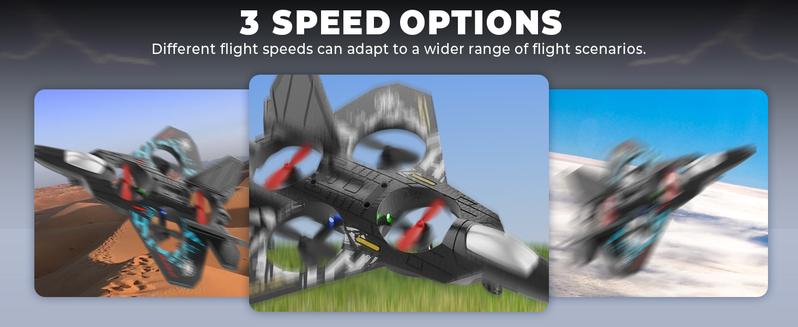 BEZGAR Summer Jet for Children | 2.4GHZ RC Drones Plane, 6-axis Gyro Remote Control Airplane, RC Helicopter, 360° Flip Fighter Jet Toy, Toys for Ages 8-13 with Colorful LED Navigation Lights Gray Blue flying  toys