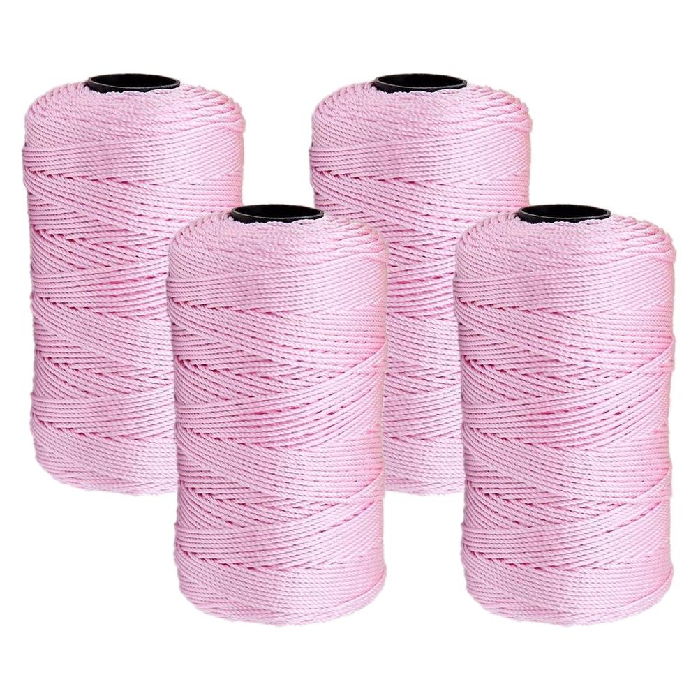 4-Pack Knitting Yarn Set, Durable Hook Car Seat Cushion, Slippers, Hat, Handmade Woolen Thread Kit, Multi-Purpose DIY Craft Supplies