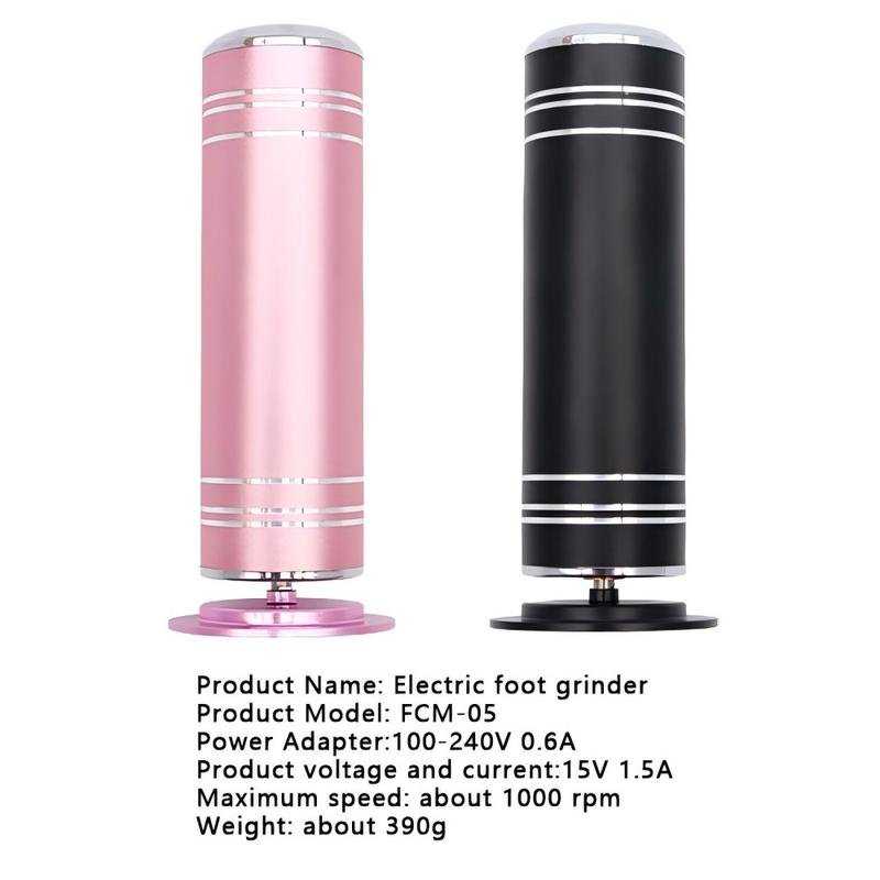 Electric Foot Callus Remover with Sanding Paper, 1 Count Foot Dead Skin Remover with 60pcs Replacement Discs, Foot Care Tool, Professional Pedicure Tool, Foot File Tool