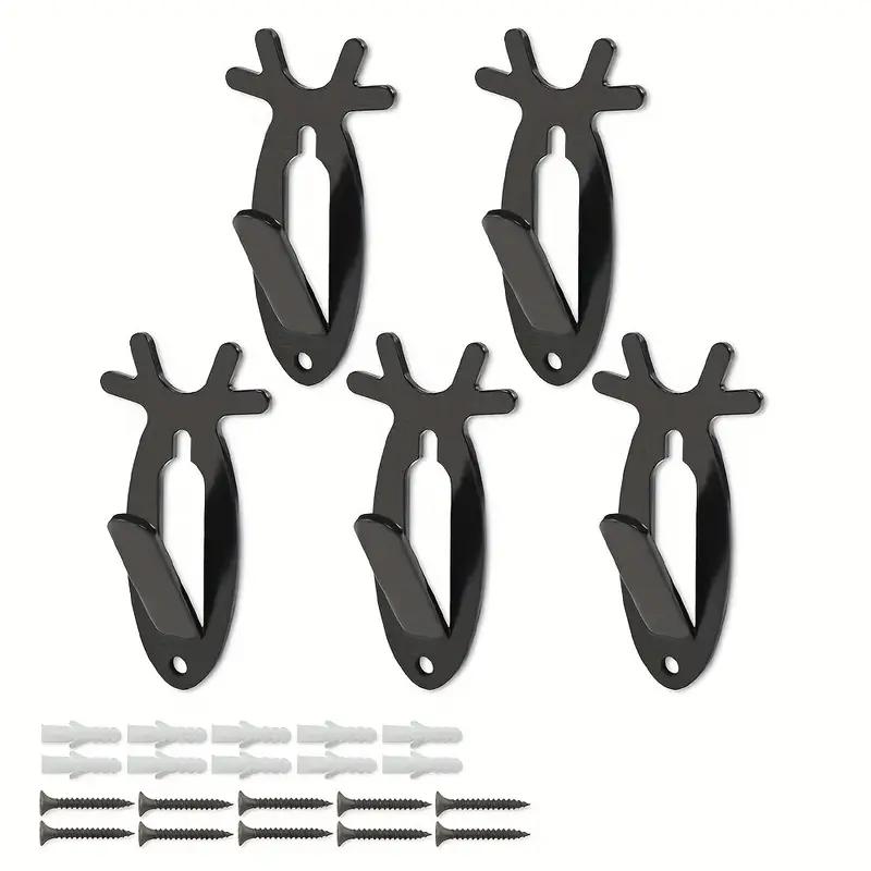 5Pcs Christmas European Mount Skull Wall Hanger Hook Deer Antelope Antler Mount Bracket Upgraded Version Organiser #springtok