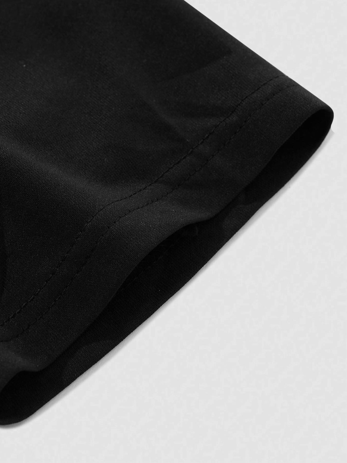 Men's Black Pink NONSENSE Letter Print T-Shirt, Vintage Streetwear Hip Hop Top, Suitable for Daily Wear and Street Style