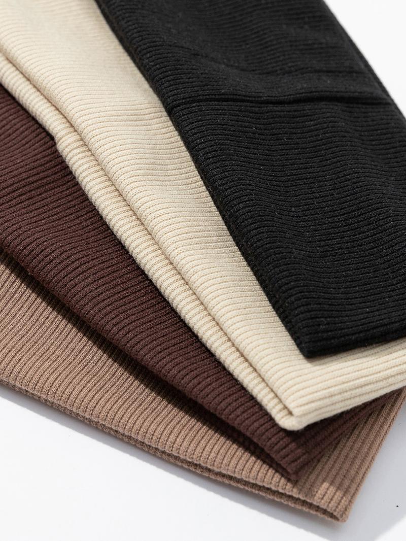 Women's Sporty Minimalist Hair Bands As Gift, Summer 2024 Trendy Soft Multicolor Hair Bands, Chic All-match Hair Accessories for Skincare & Sports Use & Yoga