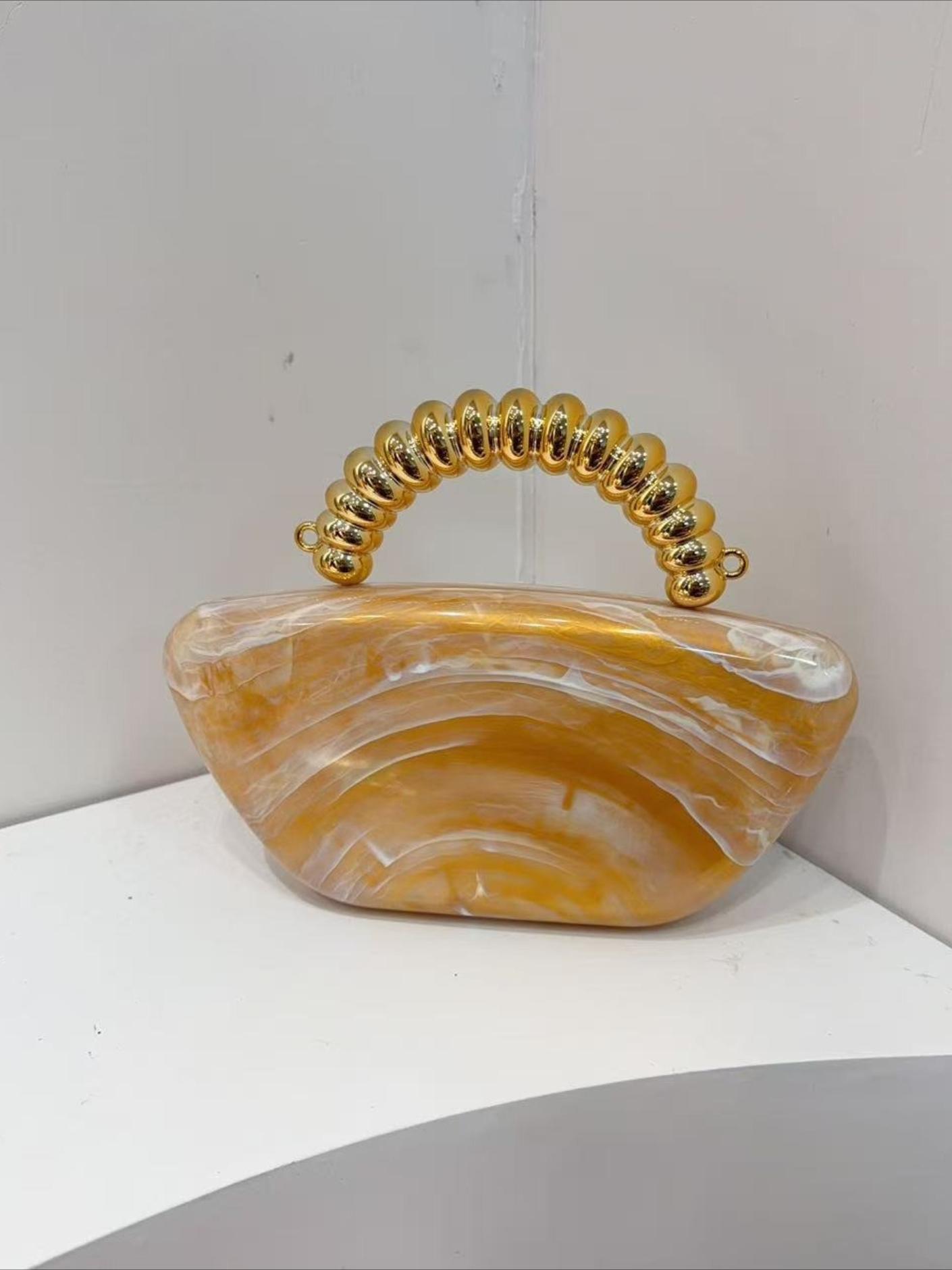 2026 New Marble Pattern Evening Bag for Women, Vintage Elegant Clutch Purse, Trendy Party Handbag, Fashion Crossbody Tote for Wedding Banquet