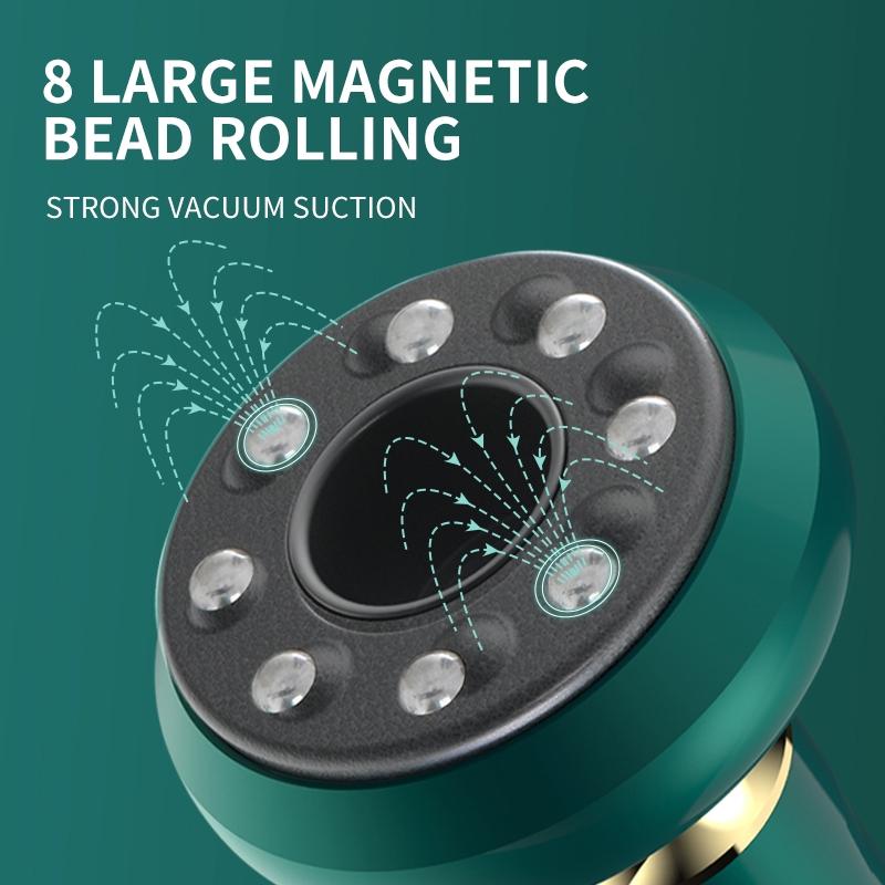 Body Gua Sha Scraping Massager, Cupping Kit for Massage Therapy, Cellulite Massager with 12 Suction Modes, Rechargeable & Cordless