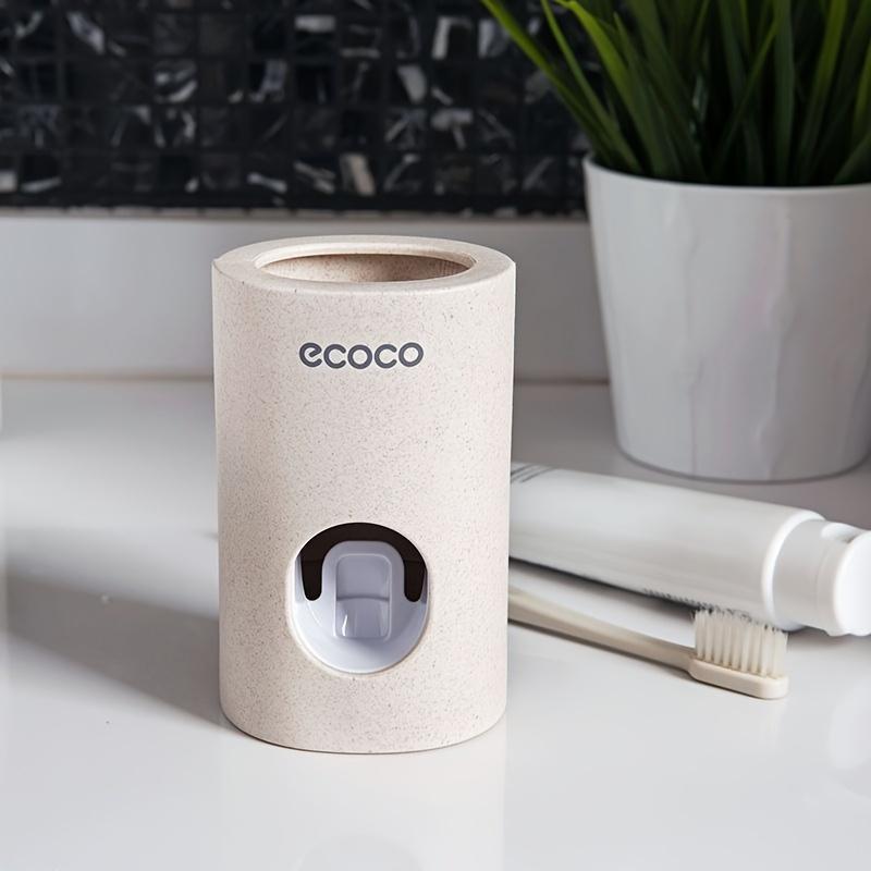 One Unit of a Self-Adhesive Toothpaste Dispenser for The Bathroom That Doesn'T Require Drilling, Is Easy to Take Apart And Clean, Allows for Easy Squeezing of Toothpaste, And Comes in White with an Automatic Dispensing Feature