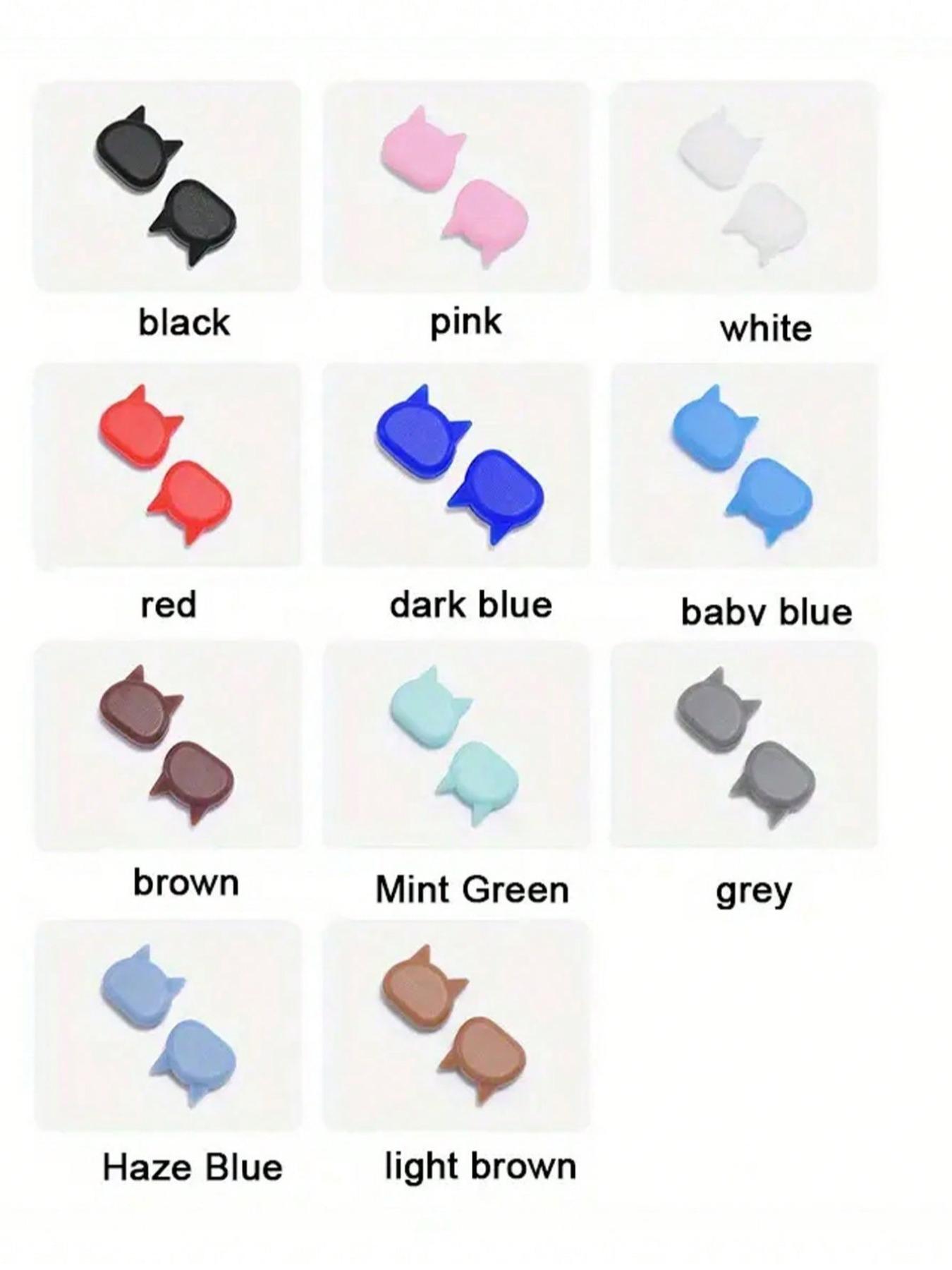 Colorful Kitten Anti-Slip Eyeglasses Holders，Cute Kitten Silicone Eyeglasses Retainer, Eyewear Ear Grip Ear Hooks Anti-Slip Holder Eyeglasses Stoppers Temple Tips For Women Men For Music Festival - Compact, Secure Fit, Rich Color Options for Glasses