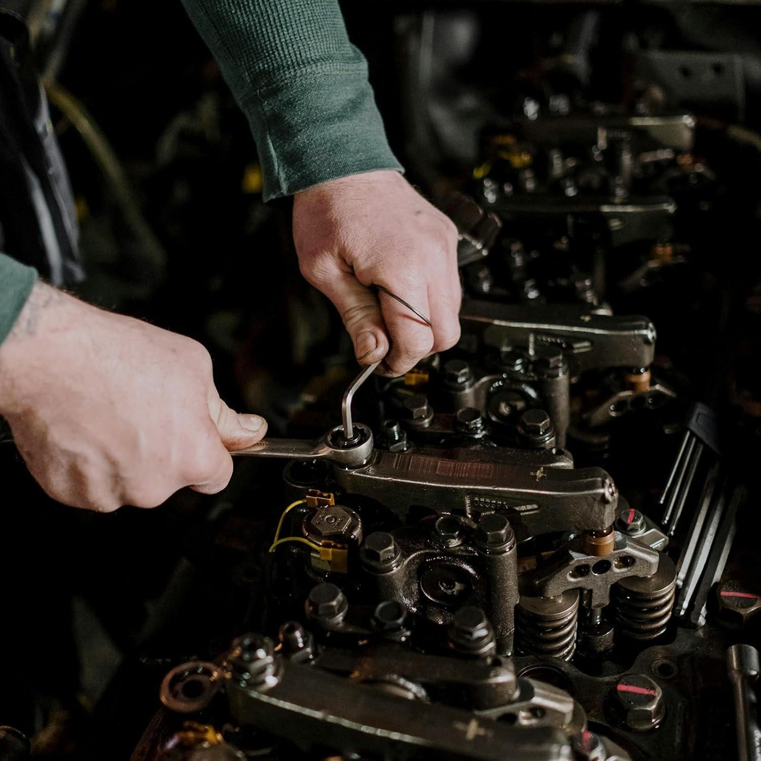 Ball Head Hex Wrench for Deep Narrow Spaces, 30° Angled L-Type Design, Ideal for Tight Areas, Repair Tool, Hardware Tool