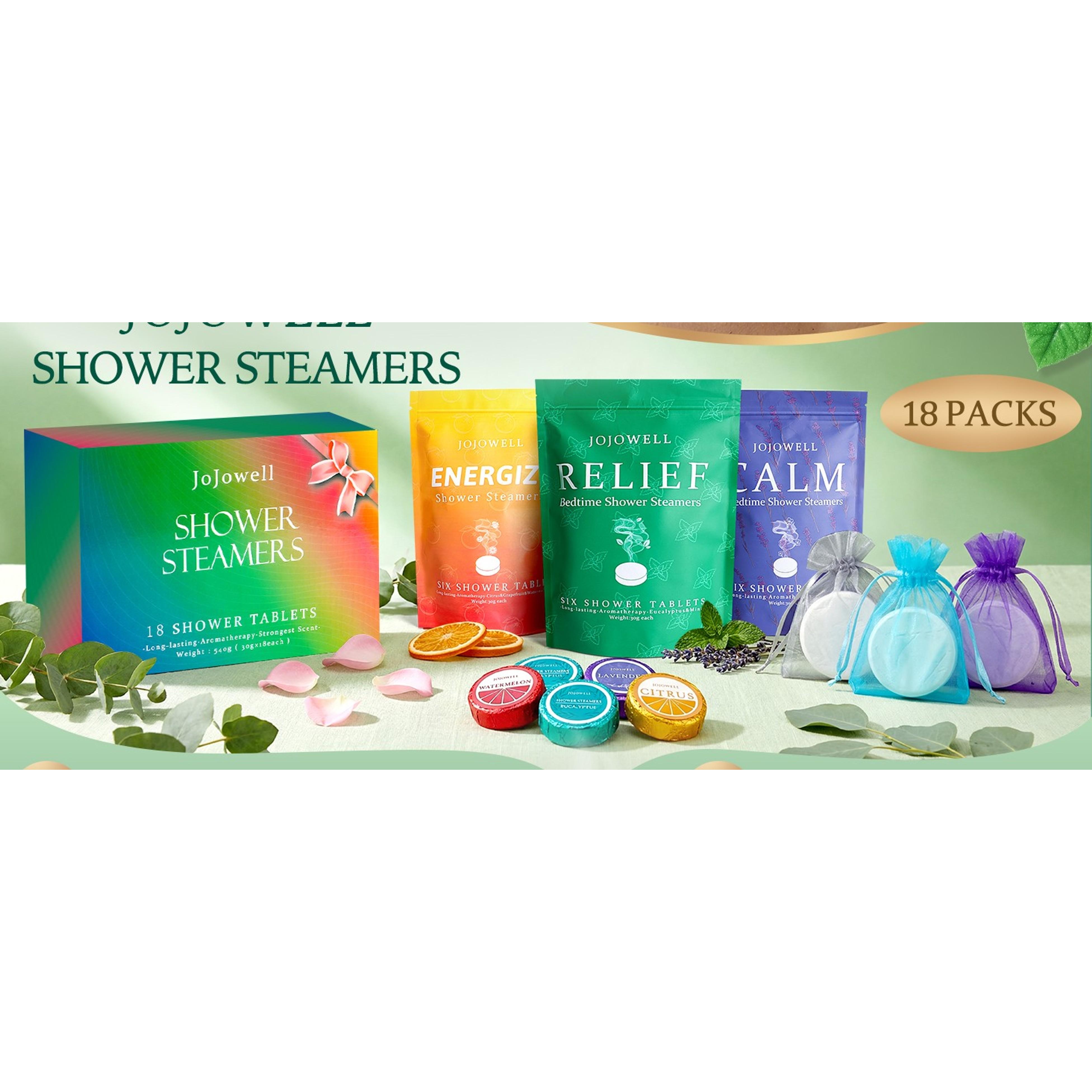 Shower Steamers Aromatherapy - 18 Pack Birthday Gifts for Women & Men, Mom Wife Grandma Sister Her Teens, Self Care with Natural Essential Oils Relaxation Home SPA Shower Steamers Aromatherapy - 18 Pack Birthday Gifts for Women & Men, Mom Wife Grandma Sister Her Teens, Self Care with Natural Essential Oils Relaxation Home SPA