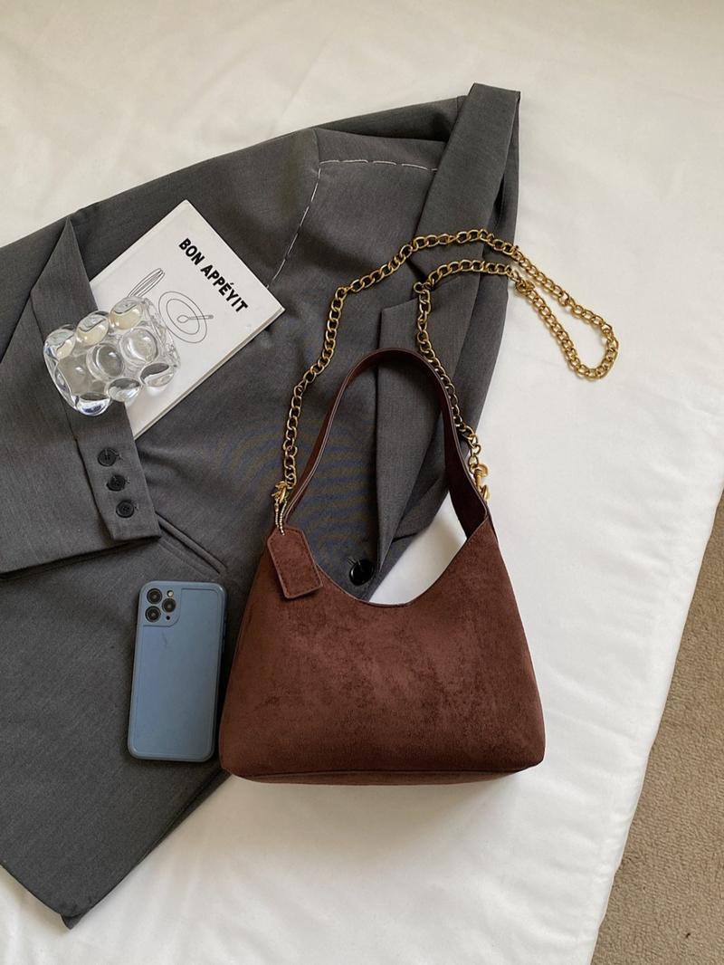 25 fall&winter Women's Satchel Handbag, Elegant Plain Design, Perfect for Daily Use & Special Occasions, Fall/winter Fashion Accessory, Elegant Bags