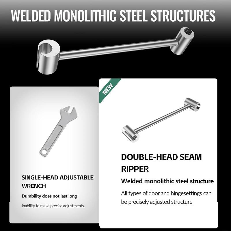 Adjustable Hinge Hole Opener, Hinge Hole Adjustment Wrench,14-25mm Hinge Repair Tool, Manual Tool, Universal Hand Tool for Home & Office Use, Hand Tools, Hardware, Adjustable Door Hinge.
