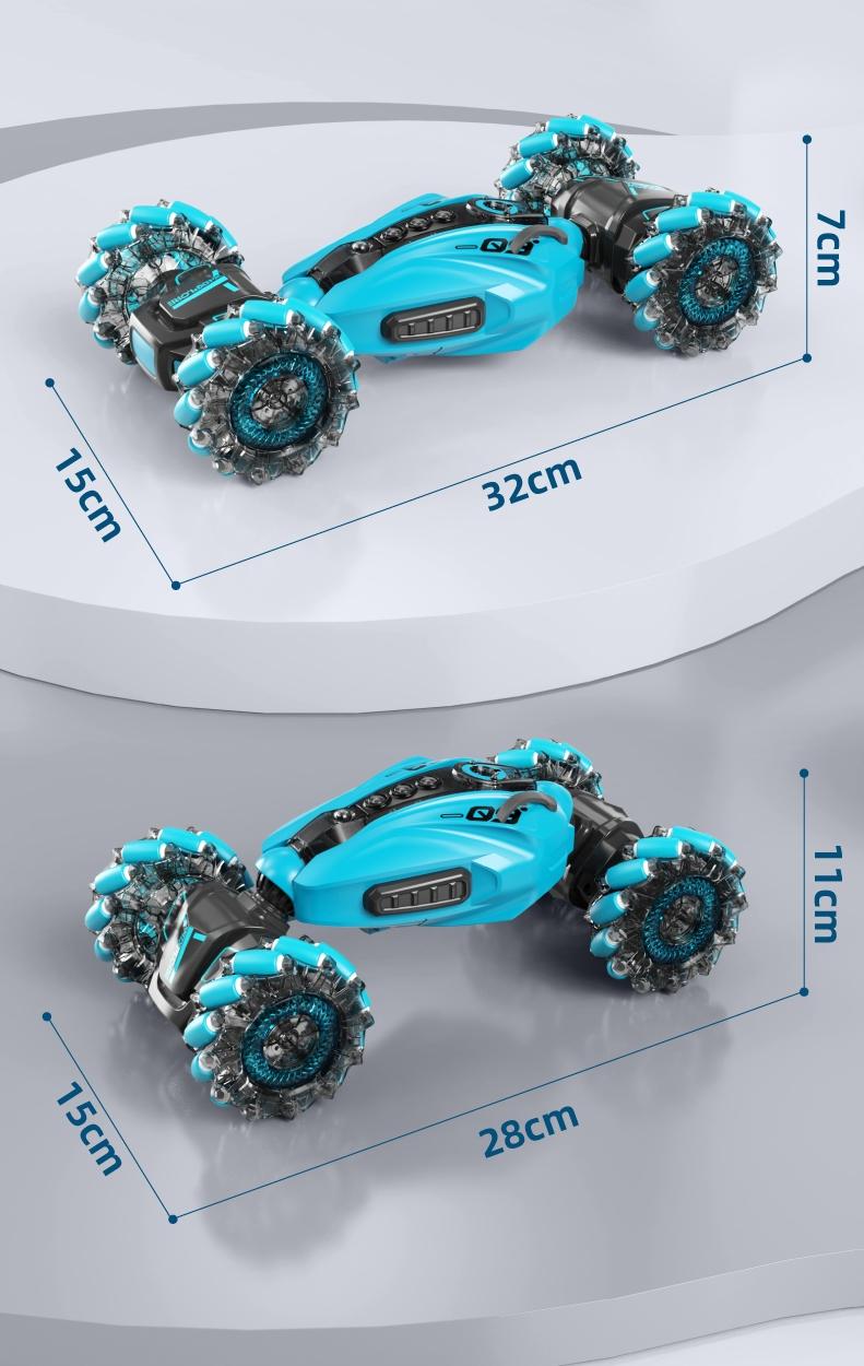 2.4GHz Gesture Sensing RC Stunt Car, Dual Remote Control, Spray Function, 360° Rotating Drift RC Cars with Lights & Music, Perfect Gift for Birthdays & Christmas 2.4GHz Gesture Sensing RC Stunt Car, Dual Remote Control, Spray Function, 360° Rotating Drift RC Cars with Lights & Music, Perfect Gift for Birthdays & Christmas