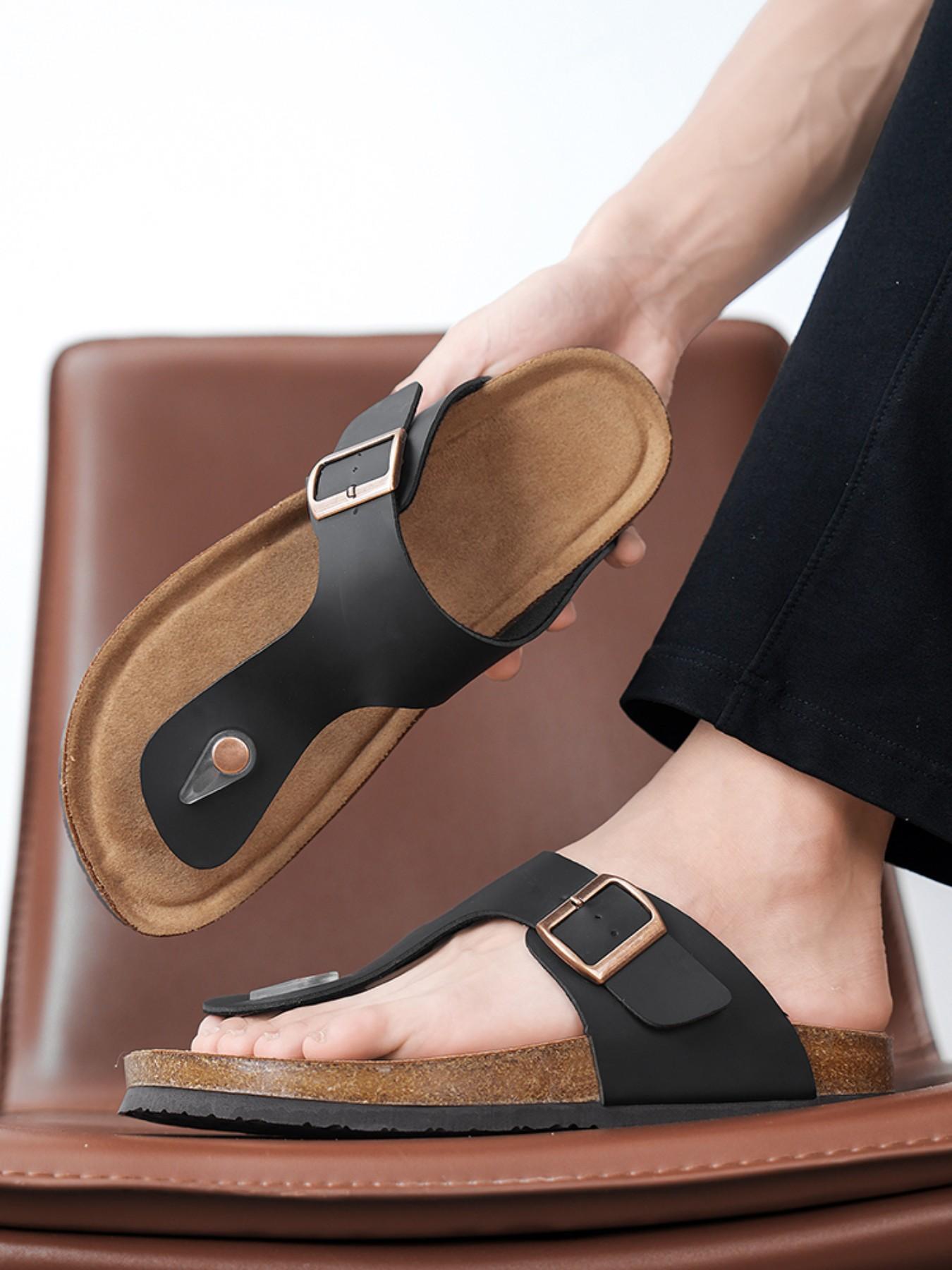 Softwood Mule Sandals Vintage Strap Design, Unisex Beach Slippers, Trendy Footwear for Men and Women, Comfortable and Stylish