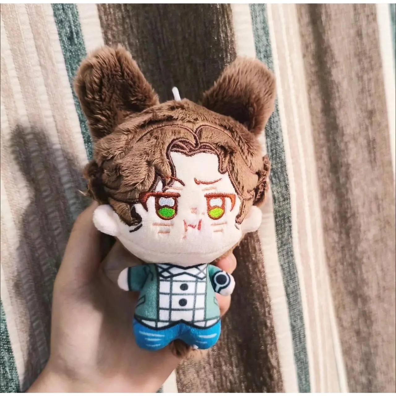 10cm Stuffed Sam Dean Plushie Toys SPN Sam Dean Winchester Plush Dolls Backpack Pendants Keychain Birthday Xmas Gifts