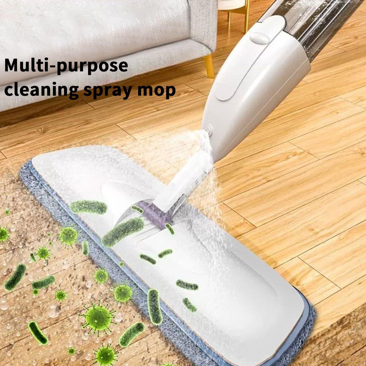 Multifunctional Microfiber Spray Mop with Reusable Pad, Wet Dry Cleaning for Hardwood, Decorative Panels, Tiles, Ceramic Floors, Microfiber Mop Pads