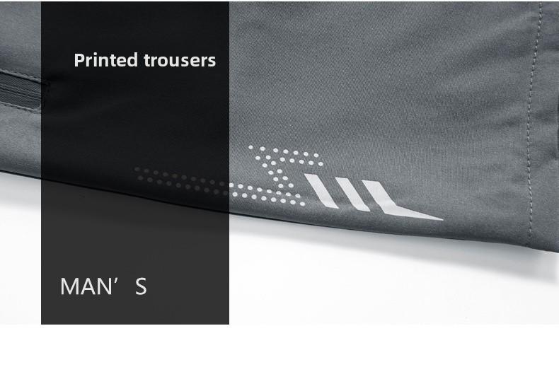 Men's 5-Pack quick drying close fitting sports and leisure gym shorts with breathable bottom, zipper pocket, elastic waistband, multiple sizes, suitable for fitness and outdoor wear