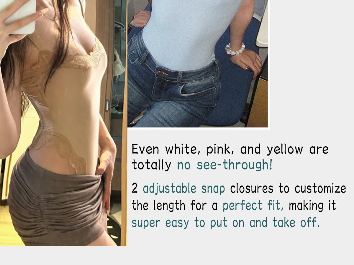 Starrylion Lace Body Suit Square Neck Tops for Women Sleeveless Spaghetti Strap Tank Top Bodysuits for Women Sexy Jumpsuit