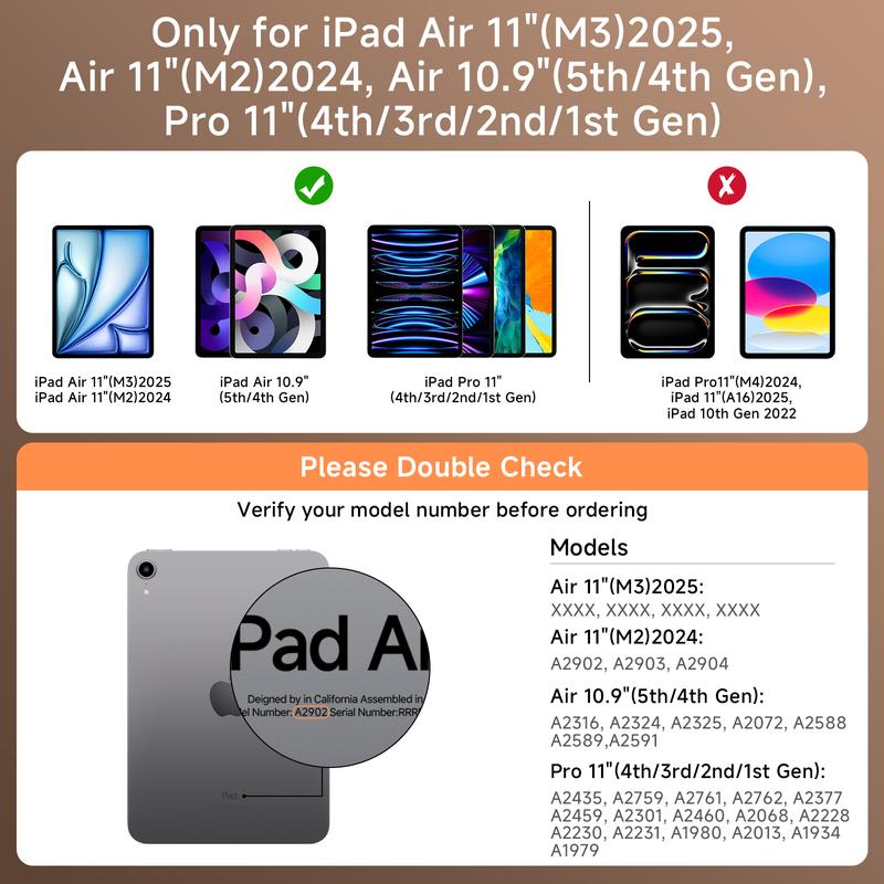 2026 Lecsas High Appearance 360 Swivel Keyboard withtransparent case for iPad(not include iPad!!!)