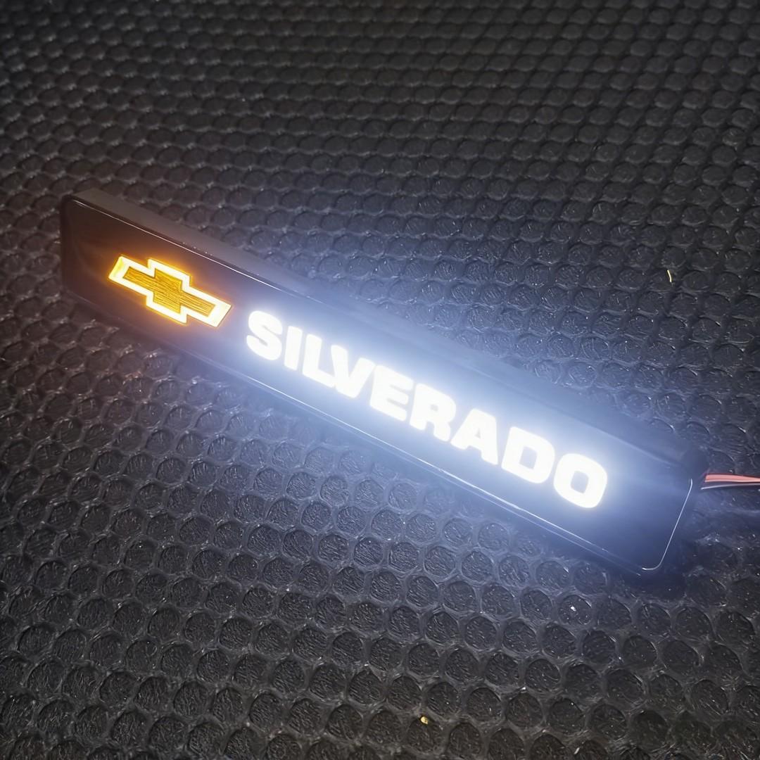 LED Front Grille Emblem Light for Chevrolet Silverado 1500/2500, No Drilling Installation, Plug-And-Play, Enhance Pickup Style