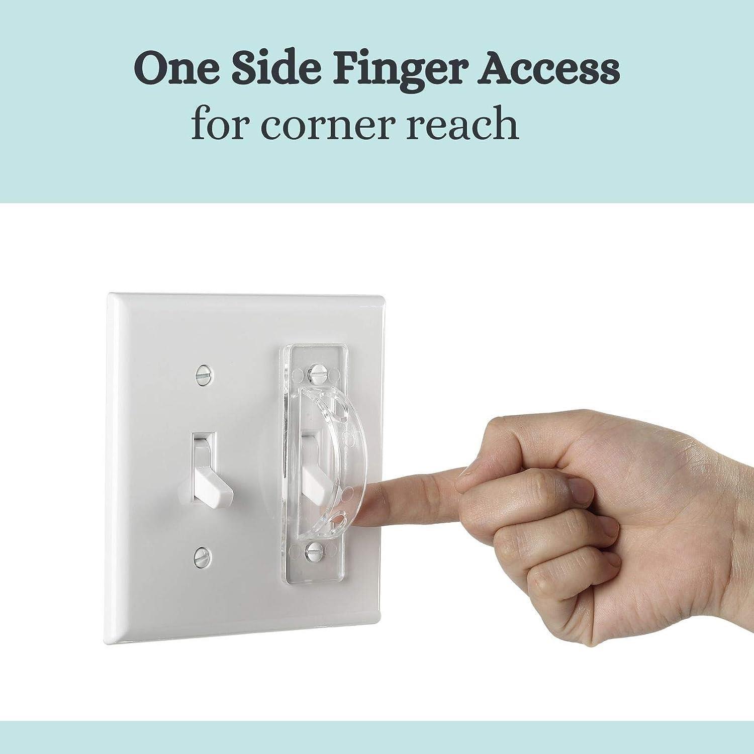 Clear Light Switch Guard Cover, 6pcs Toggle Switch Cover, Light Switch Blocker, Light Switch Lock, Child Proof Switch Cover Guard