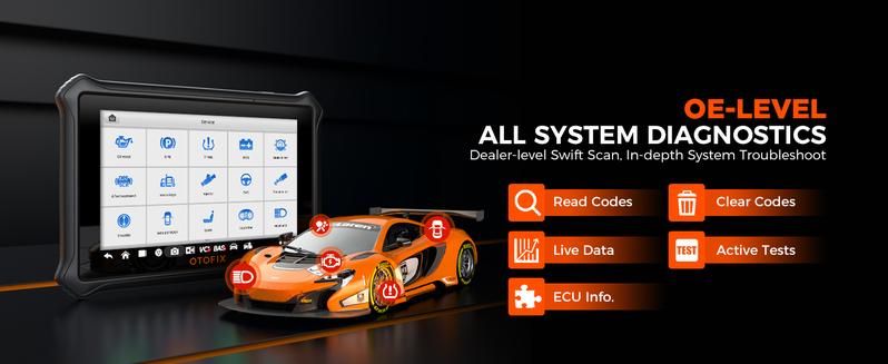 OTOFIX D1 Lite Bidirectional Scan Tool  2-Year Updates, 2026 Newest All System Automotive Portable Diagnostic Scanner, 38+ Reset Services, FCA AutoAuth, Active Test, CANFD&DOIP, Auto VIN Multilingual OBD2 with Display，springtok