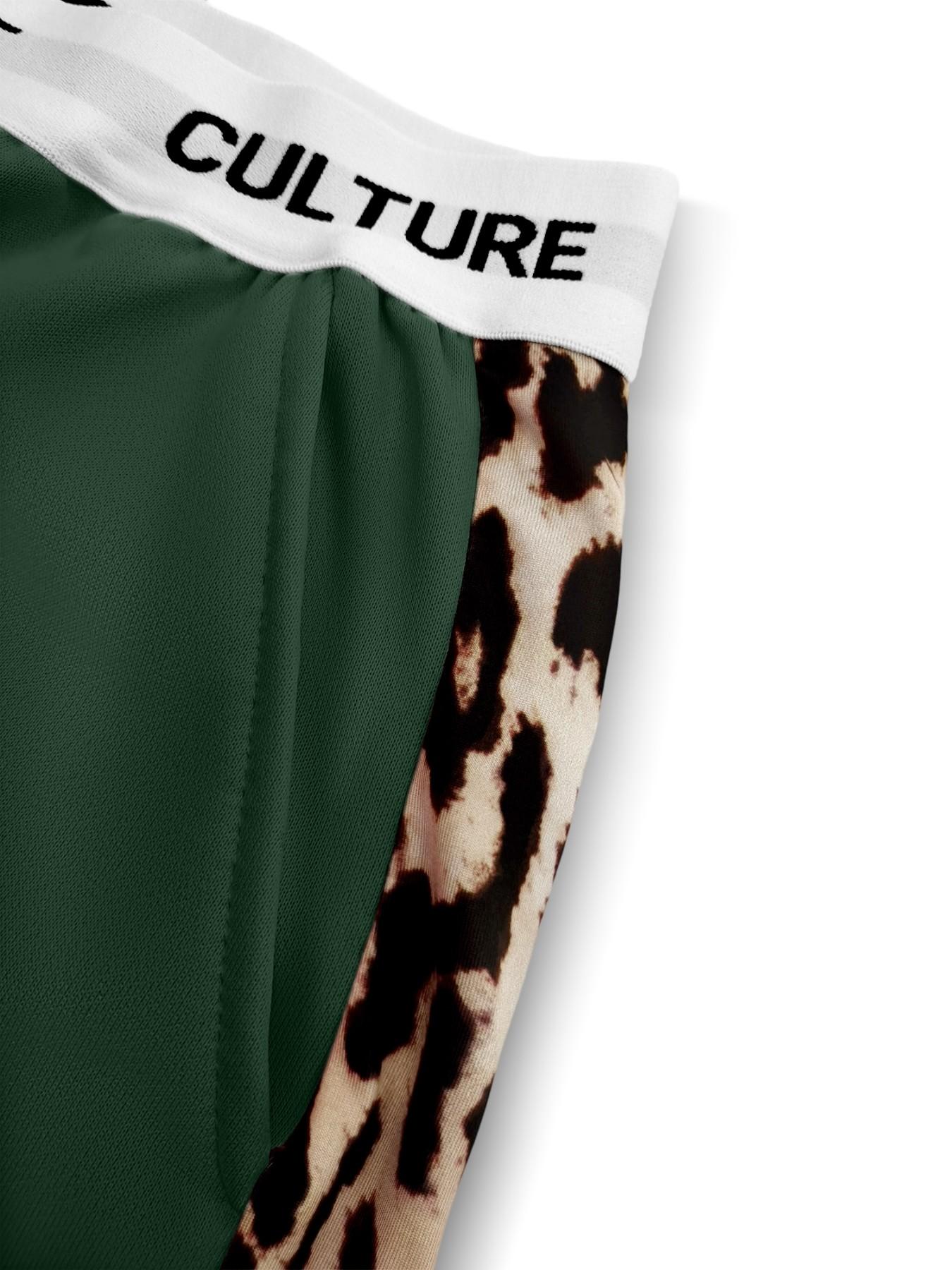 American Retro Leopard Print Straight Leg Pants, Lightweight Breathable Loose Fit, Summer Streetwear Casual Long Pants