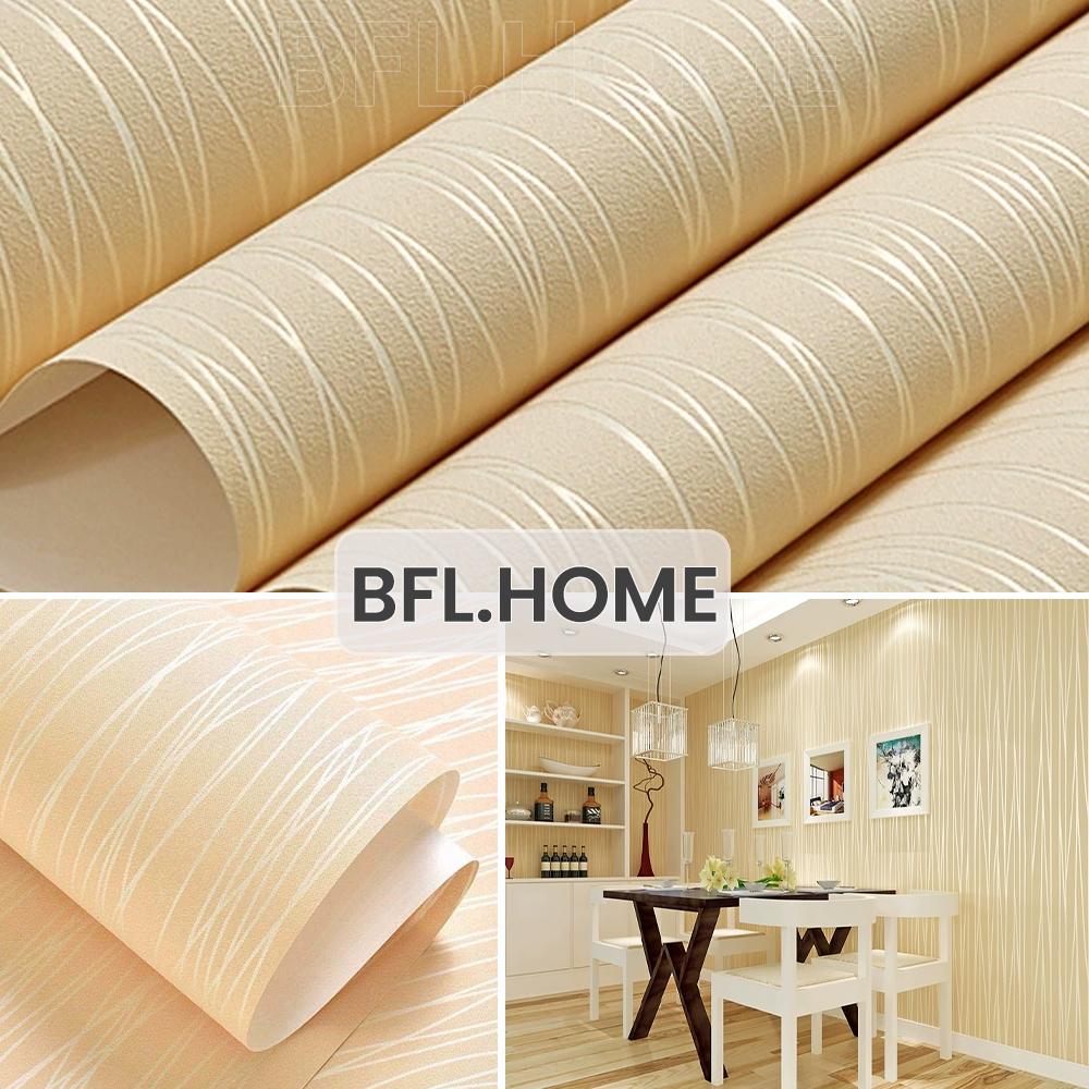 Self adhesive non-woven paper three-dimensional line wallpaper roll, Peel and stick wallpaper, thickened, color tones, multiple sizes, DIY pasting and cutting, easy to operate, suitable for home decor