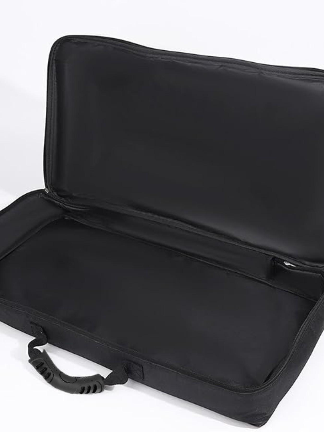 Guitar Effects Pedal Board Carry Bag, Large Capacity Portable Gig Bag, Ideal for Micro Controllers, Keyboards, Multi-Effects Pedals