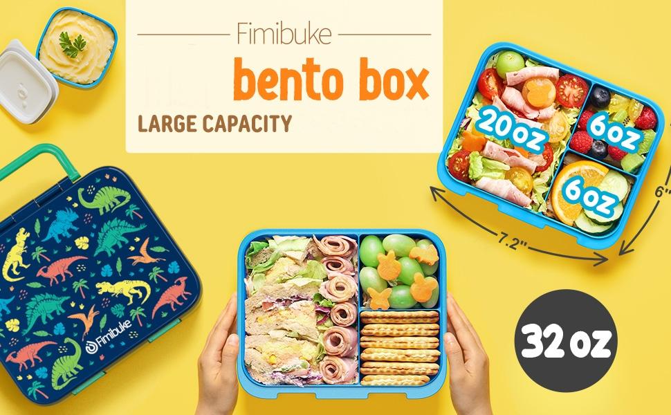 Fimibuke Bento Lunch Box with Thermos 32oz Snack Lunch Container with 3 Compartments, Insulated Lunch Bag, 12oz Leakproof Food Jar, and Ice Pack — Ideal for Daycare, School, or On-the-Go Meals dealsforyoudays Fimibuke Bento Lunch Box with Thermos 32oz Snack Lunch Container with 3 Compartments, Insulated Lunch Bag, 12oz Leakproof Food Jar, and Ice Pack — Ideal for Daycare, School, or On-the-Go Meals dealsforyoudays