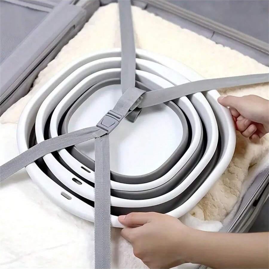 Portable Foldable Water Cube Set, Plastic Baby Bathtub, Laundry Basket, Bathroom Organizer, Storage Basket, Kitchen Accessories