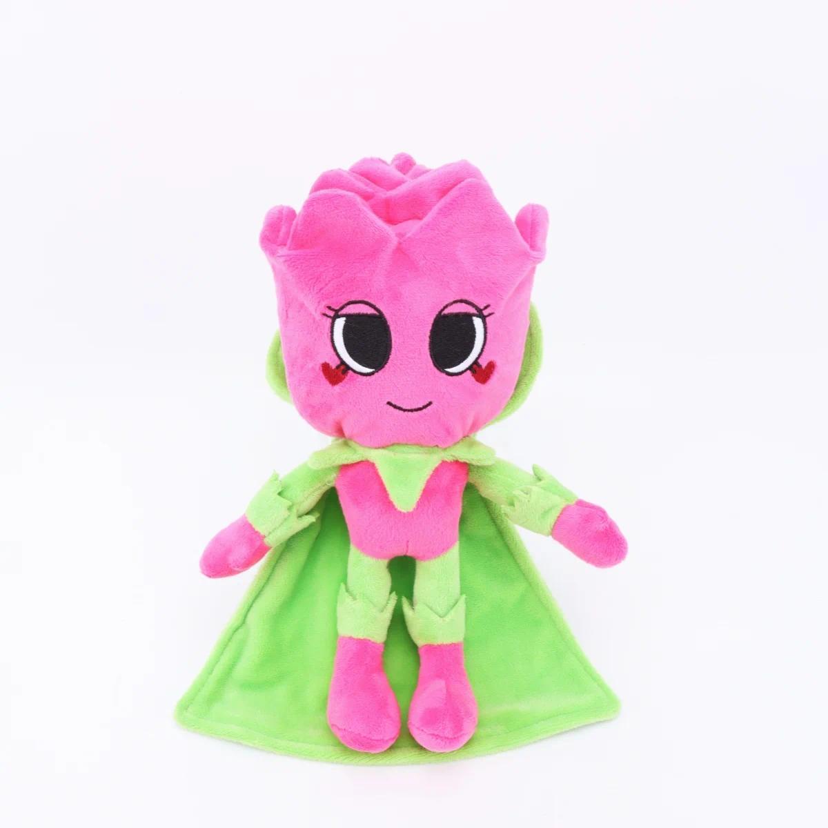 Kawaii Game Peripheral Plush Toy Rose Toy Beautiful Roses Plush Toy  Valentine's Day and New Year's Gift Christmas Birthday Gift