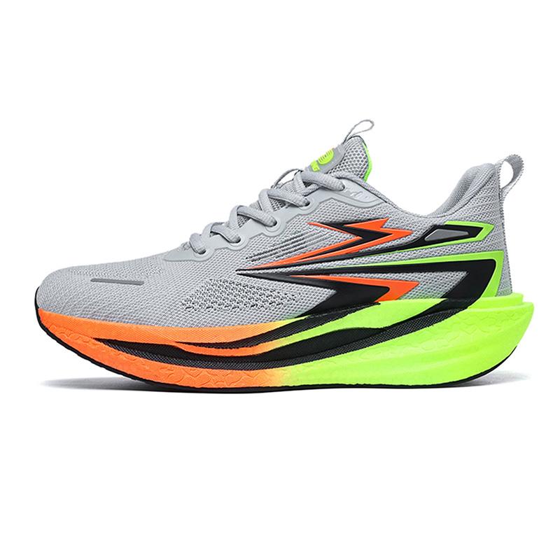 New Men's Lightweight Cushioned Athletic Running Shoes, Breathable Mesh Gradual Thick Sole, Soft Elastic Outsole Anti-Slip Durable, Multi-Color Options
