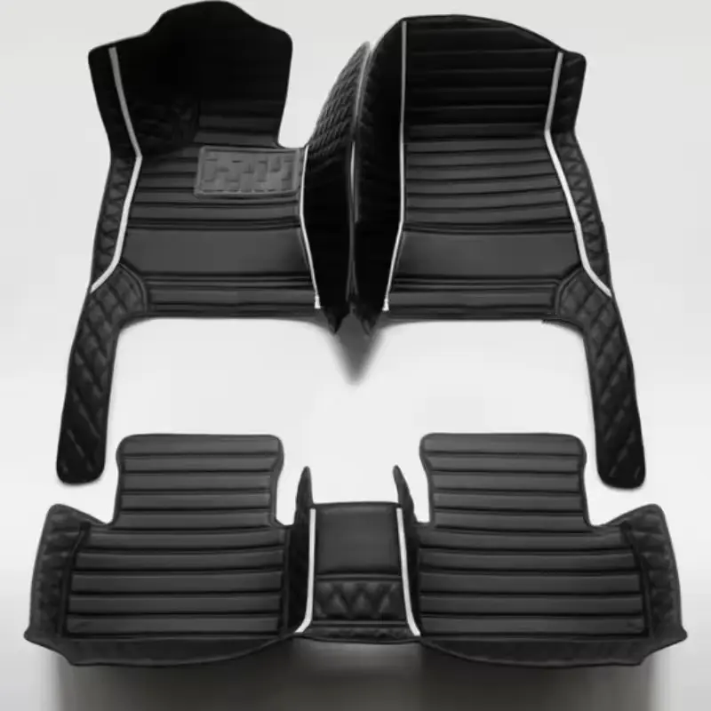 Custom Artificial Leather Car Floor Mat For Kia Sportage 2011~2017 Left/Right -hand Drive Auto Interior Accessories Front And Rear Row Fashion Styling Carpet Waterproof Design Full Coverage