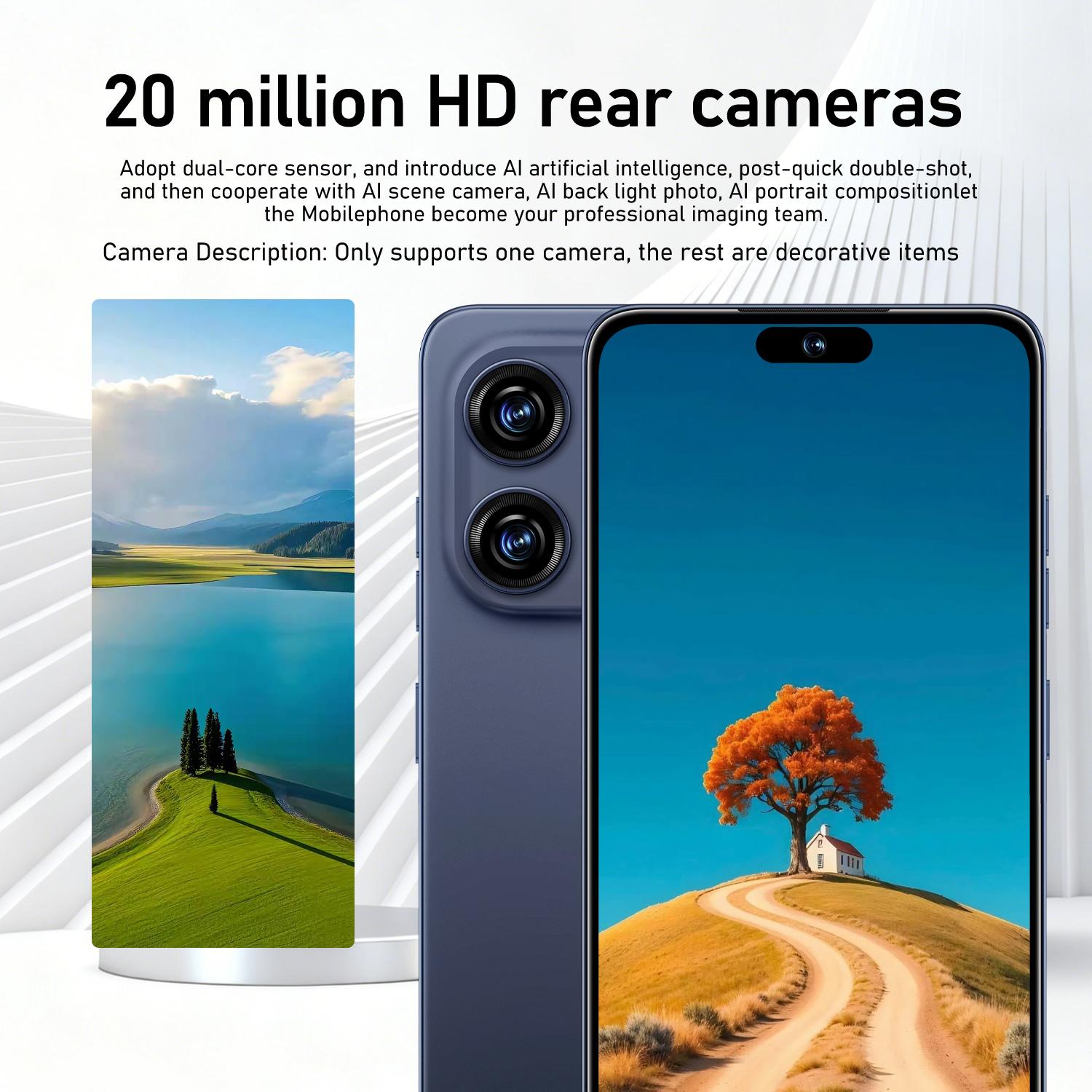 Astarry-4g Smart Phone 16 Pro Max, 6.93-Inch Screen, Large Screen Smartphone, Eight Core Smartphone, 8-Core Mtk6762, 6gb+128GB, Android 12, Dual Sim Smartphones, WiFi, Bluetooth-compatible, Gift Idea