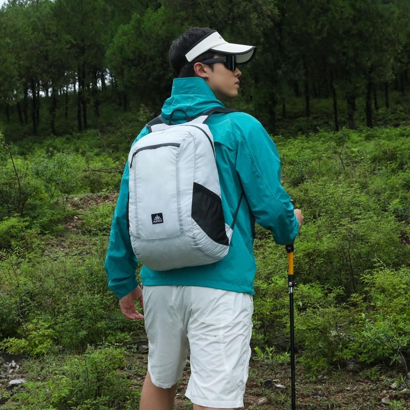 Outdoor Hiking Waterproof Casual Backpack, Foldable Shoulder Bag for Trekking, Travel, Climbing, Cycling, Easy to Carry