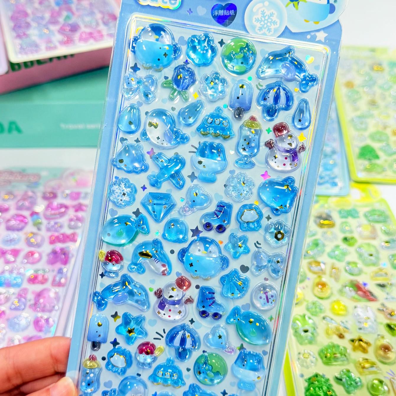 Handmade Reward Puzzle Journal Gouka Sticker Art, Creative DIY Craft Book for Kids & Adults, Educational Fun Activity Notebook