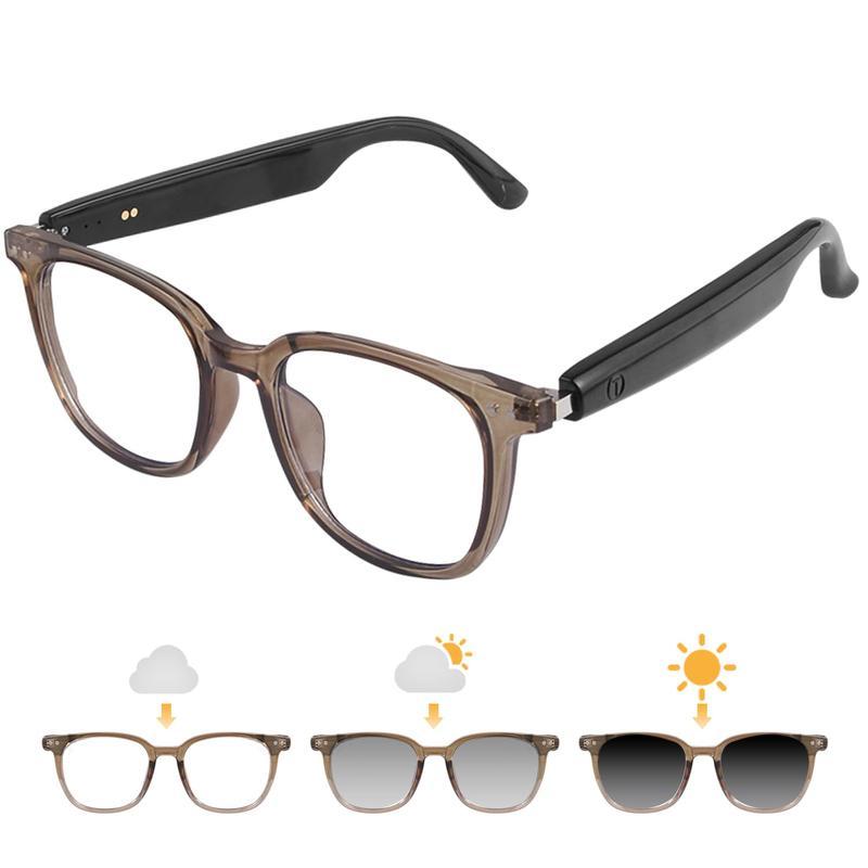 Qrd Smart Wireless Bluetooth-compatible Glasses, Fashionable Open-Air Audio, Touch Control Music & Calls, Multi-Function Eyewear
