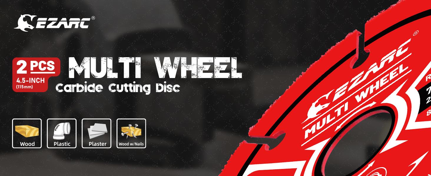 EZARC Universal Carbide Cutting Disc For Wood, Wood With Nails, Laminate, Plastic Power Tool Tool Accessories, FathersDayGift