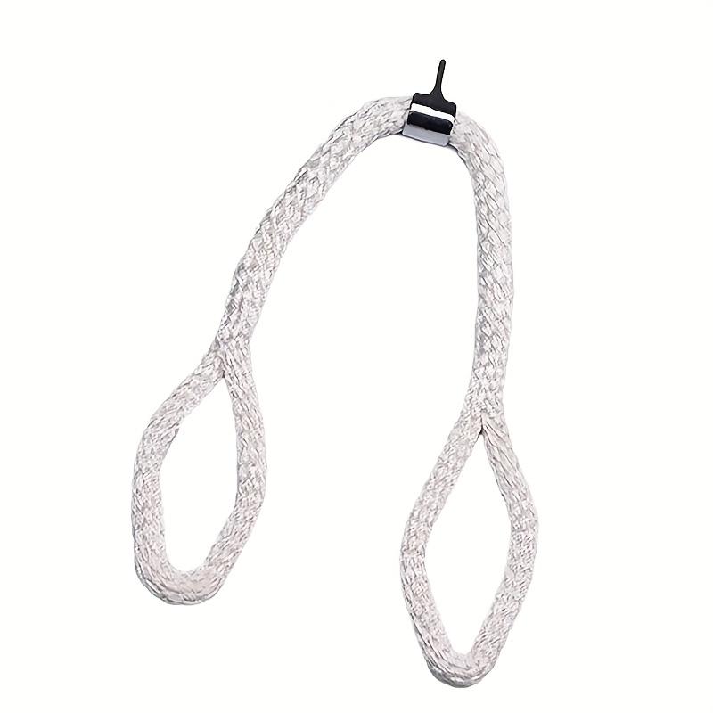 Nylon Tricep Rope Pull Down Handle, Straight Arm High Cable Machine Attachment, Fitness Equipment Accessory for Strength Training