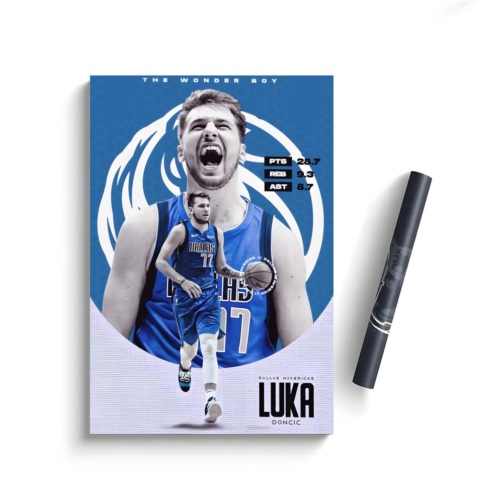 Luka Doncic Poster Bedroom Home Decor Art Poster Perfect Gift for Family and Friends