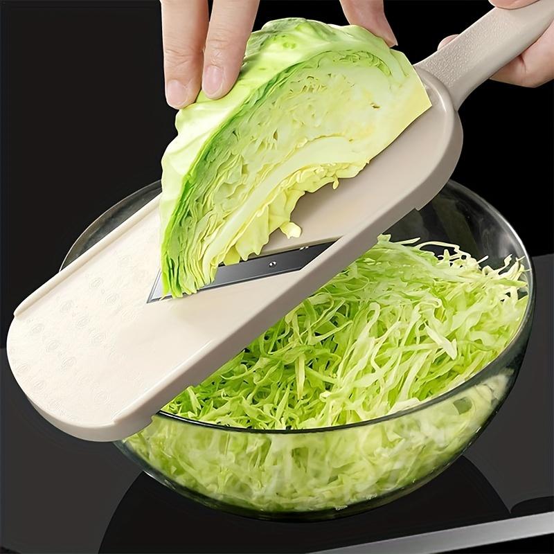 Vegetable Chopper Quickly Slices/cuts Cabbage, Cabbage Cutting Shredder, Sharp Blades + Ergonomic Handle, Easy Clean, Perfect for Home Chefs & Meal Prep, Vegetable Slicer, Vegetable Slicer Dicer, Vegetable Cutter, Kitchen Gadgets