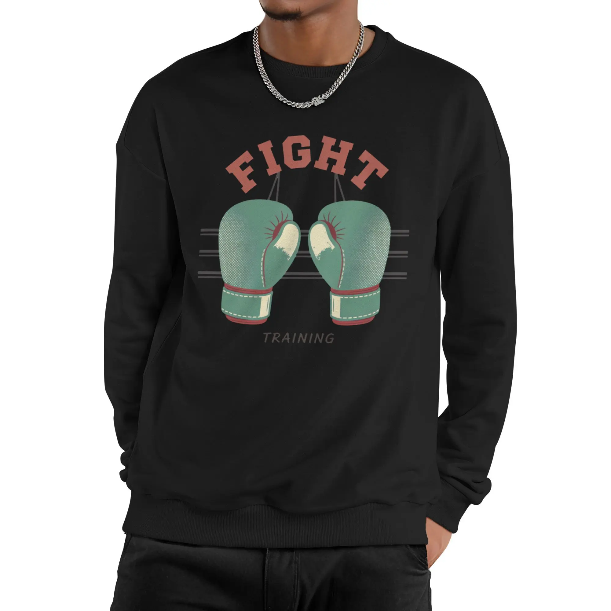 Men's Sweatshirts Menswear Tops Black Casual unisex