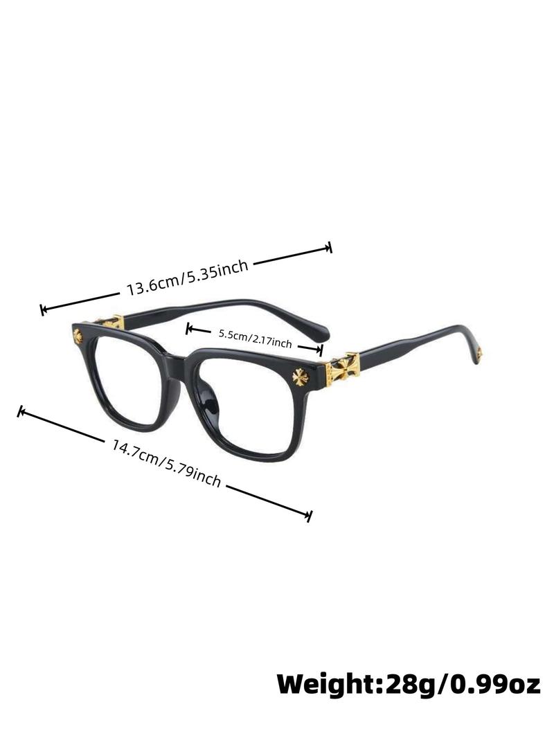 Fashion Anti-Glare Dustproof UV Protective Glasses, Unisex Casual Accessory, Transparent Durable PC Frame, All-Season Wear, Ideal Gift, Winter Suitable