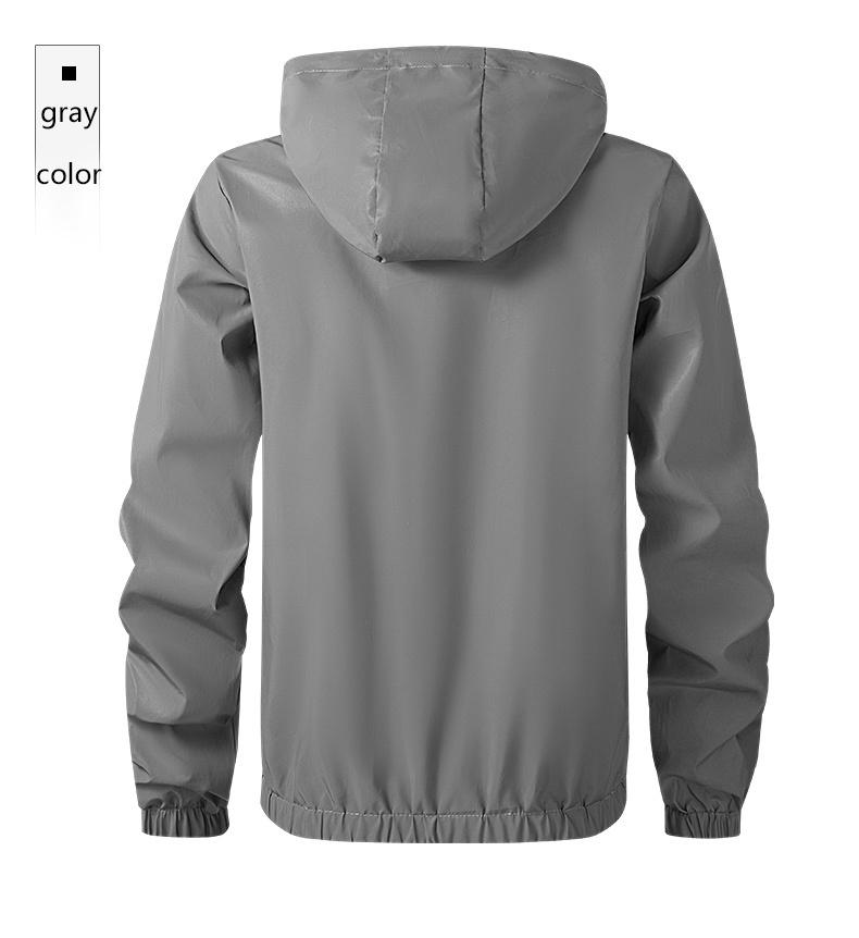 Men's Reflective Motorcycle Jacket, Night Visibility Gear, Windproof & Waterproof Design, Outdoor Sports Casual Wear, Comfortable Fit