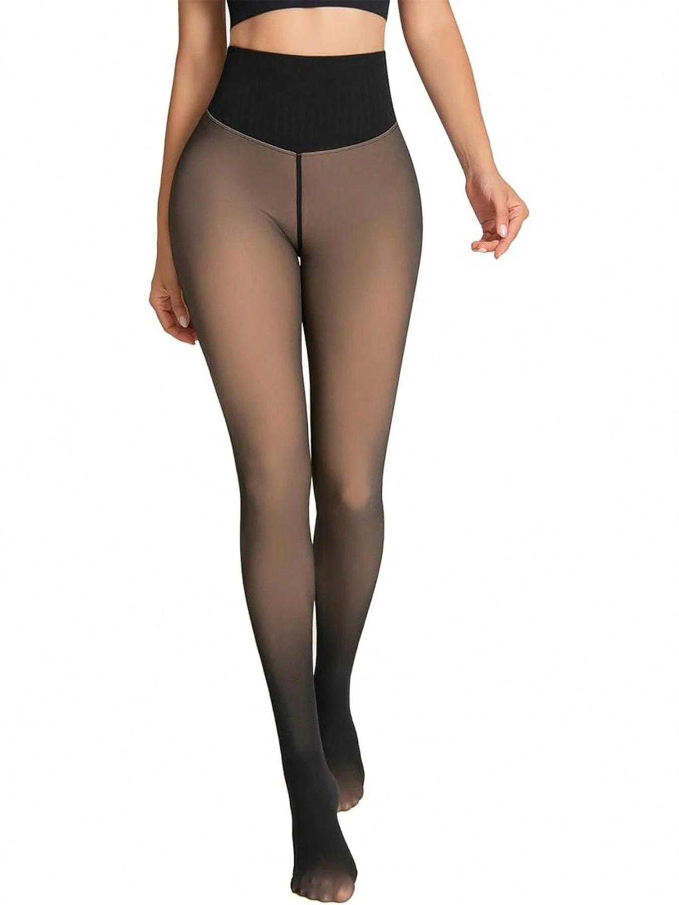 Women's Fleece Lined Sports Tight Leggings, Original Magic Fleece Inner Pants, High Waisted Legging, Multiple Sizes Available, Comfortable and Warm, Athletic Leggings, Fitness Leggings