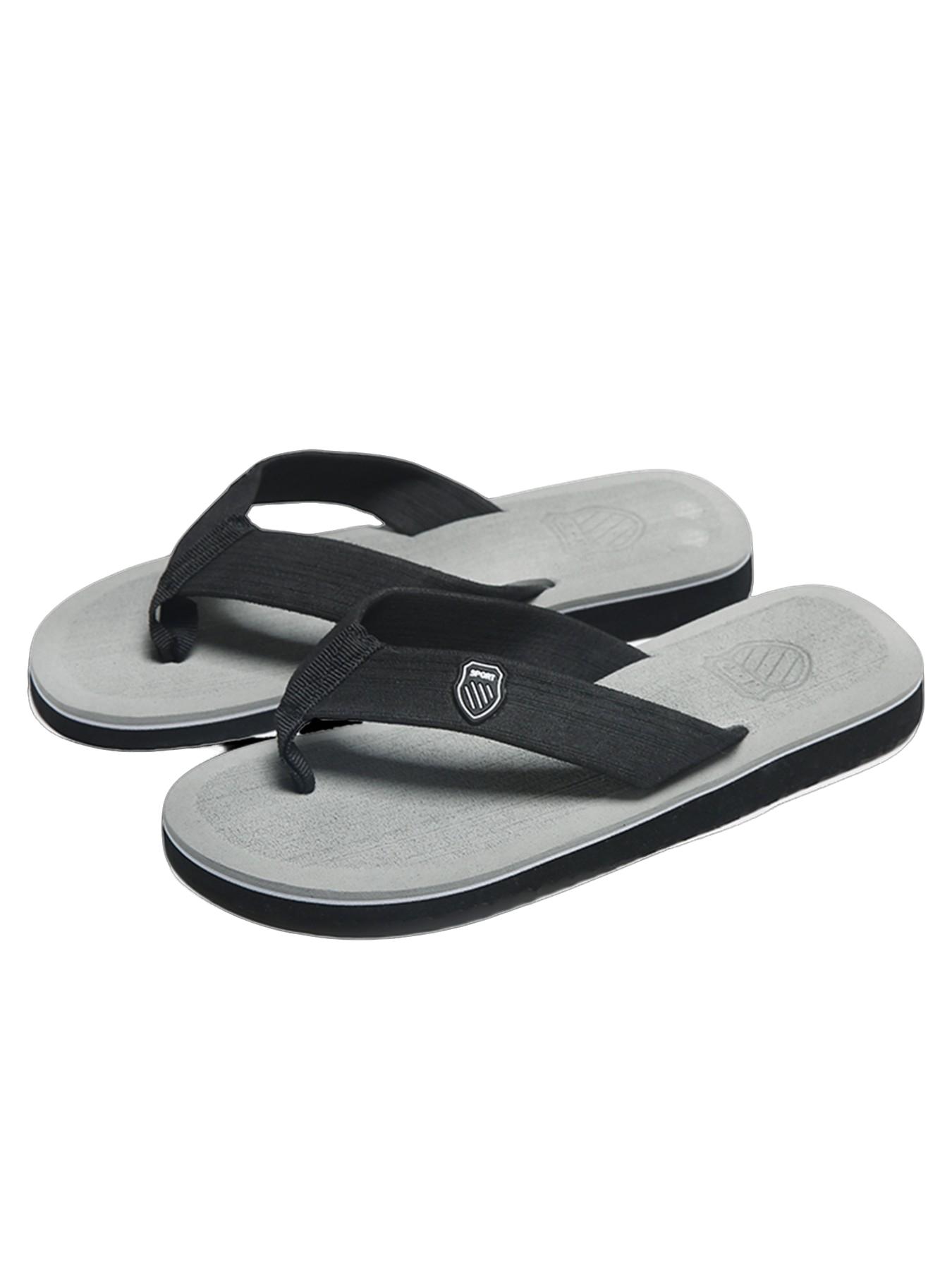 Summer 2026 Must-Have Men's Sandals, Korean Style Slip-Ons, Large Sizes Available, Soft Anti-Slip Sole, Beach & Home Wear, Multiple Colors