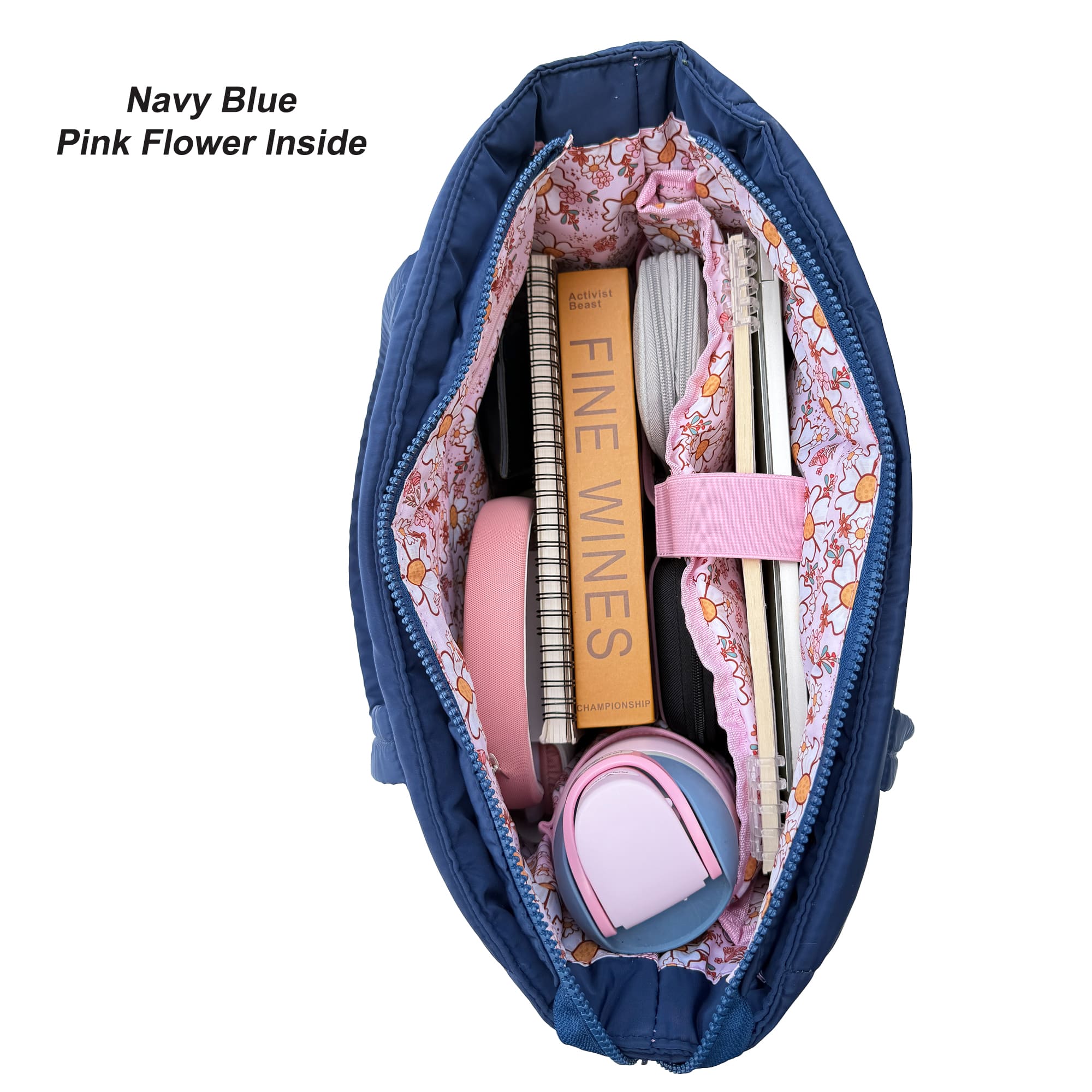 CozyLoucia Cute Puffer Tote Bag for Women Pink Flower Print Interior Laptop Shoulder Handbag, Lightweight Best Tote Bag for Work with Multiple Compartments for Travel , Work and School, Quilted Puffer Bag, Gifts For Women DealsforYouDays CozyLoucia Cute Puffer Tote Bag for Women Pink Flower Print Interior Laptop Shoulder Handbag, Lightweight Best Tote Bag for Work with Multiple Compartments for Travel , Work and School, Quilted Puffer Bag, Gifts For Women DealsforYouDays