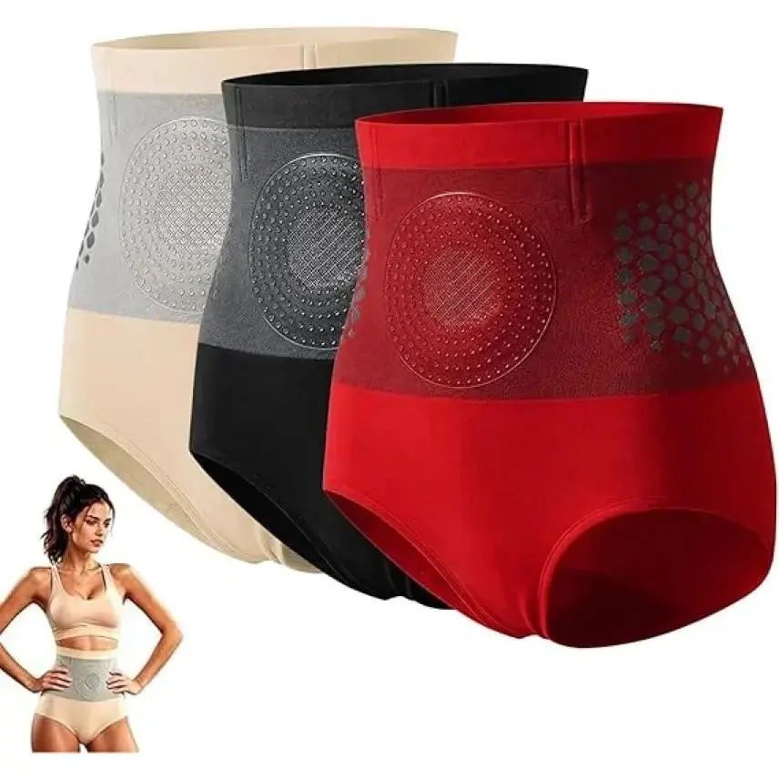 3-Pack 4-in-1 Compression Sweat Shorts for Women – High-Waist Yoga Pants, Breathable Firming Tummy Control Shapewear for Workout & Daily Wear
