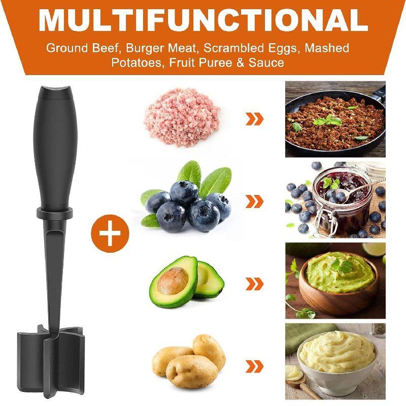 Handheld Meat Mincer Set, Kitchen Essentials, Kitchen Utensils Tools for Efficient Cooking & Food Preparation, Durable Design for Easy Use